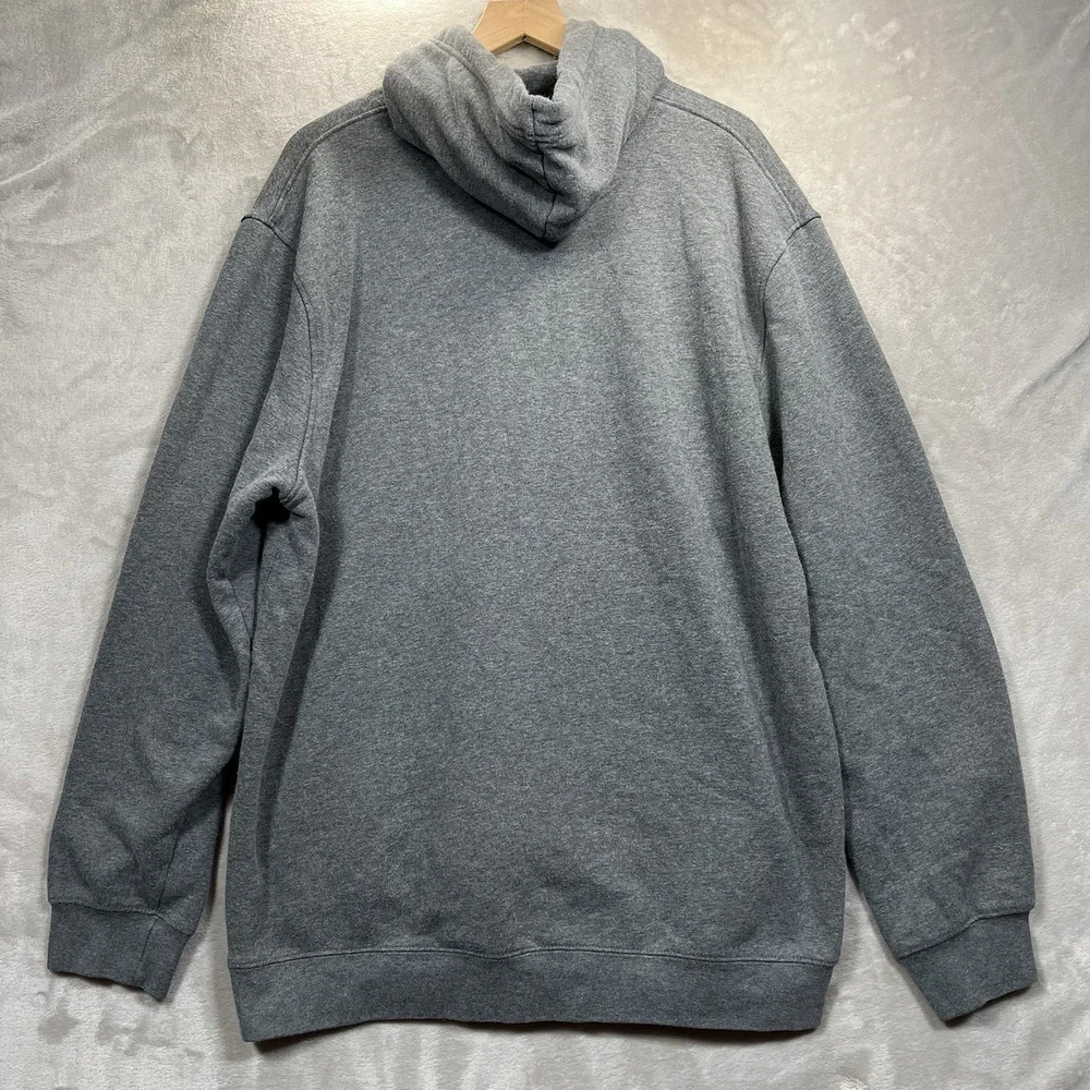 Vintage Y2K Nike Mini Swoosh Gray 2XL Hoodie Sweatshirt